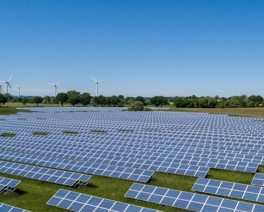 Freiflächensolaranlage